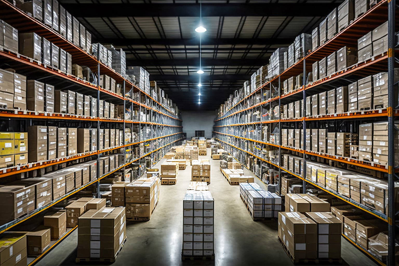 A warehouse representing inventory management