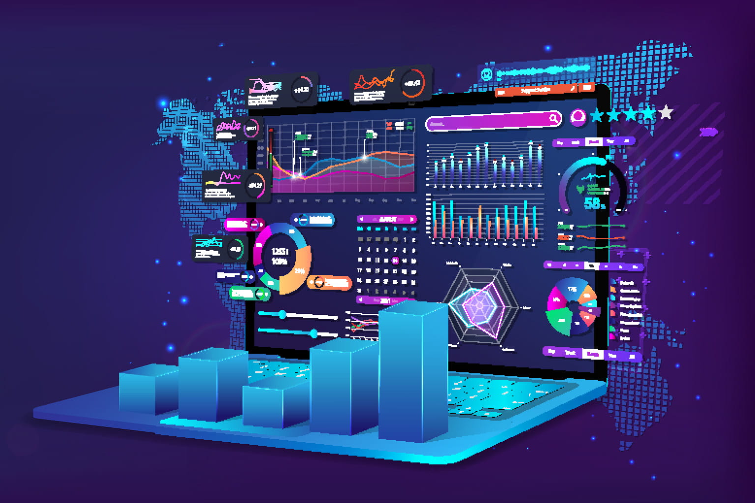 Visualization and dashboards from NetSuite Analytics Warehouse