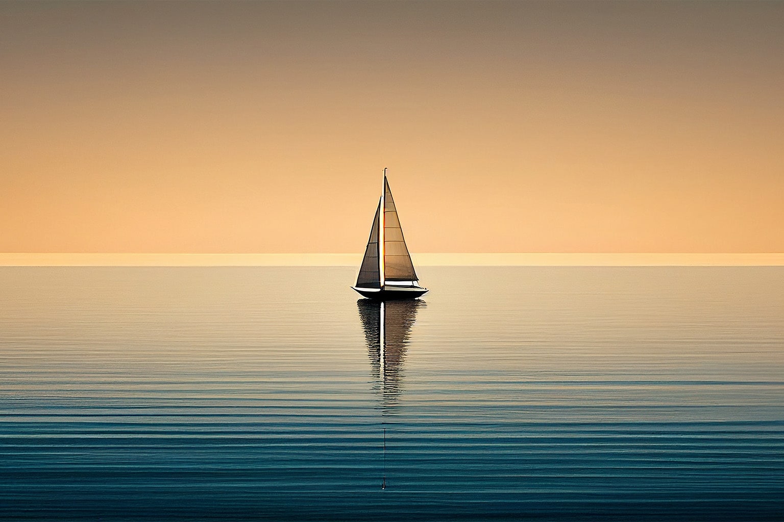 Sailboat on an ocean symboling peace of mind with NetSuite Governance, Risk, and Compliance